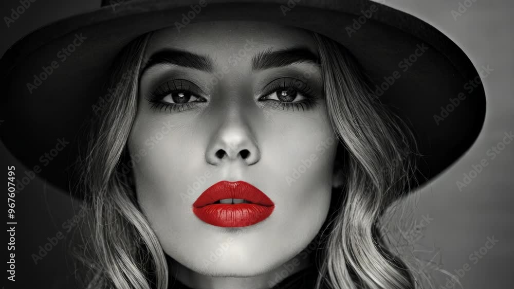 custom made wallpaper toronto digitalportrait of a girl with a hat