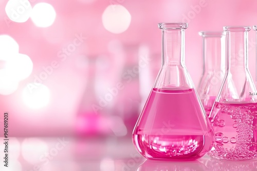 Pink science background