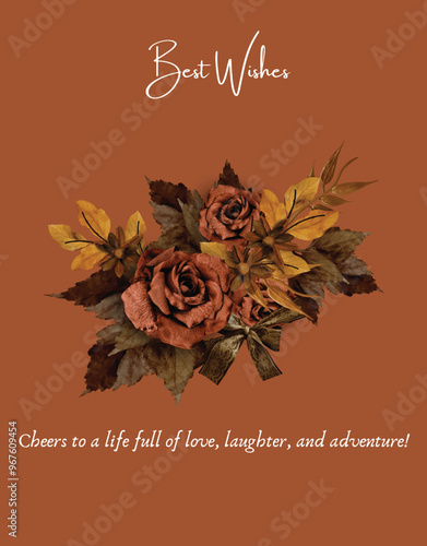 invitation and best wishes cards