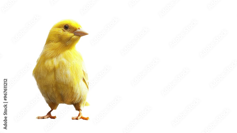 Yellow Canary Bird Isolated on Png Background. Yellow Canary Bird Isolated on Png Background.