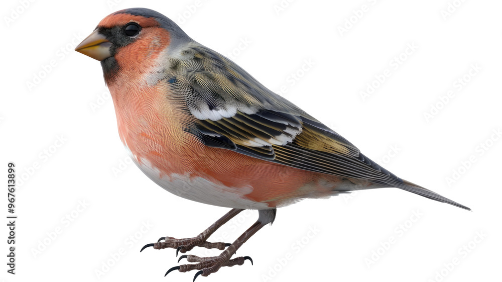 Adorable Finch Bird Character Isolated Png. Adorable Finch Bird Character Isolated Png.