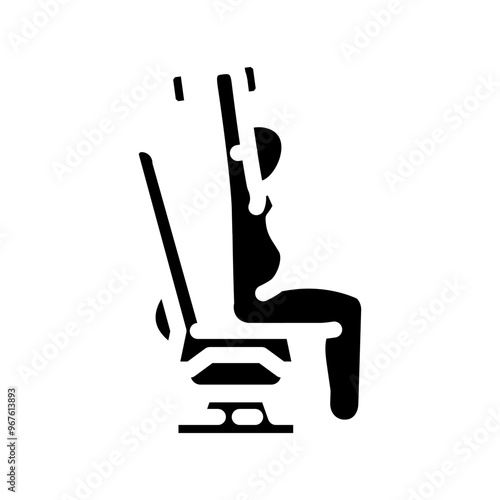 shoulder press dumbbells pregnant fitness glyph icon vector. shoulder press dumbbells pregnant fitness sign. isolated symbol illustration
