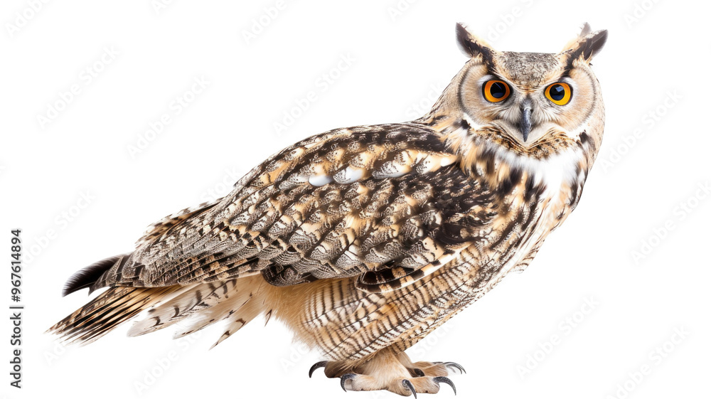 Owl Bird with Wise Expression Isolated on Png Background. Owl Bird with Wise Expression Isolated on Png Background.
