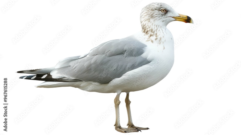 Seagull Bird Character Element on Png Background. Seagull Bird Character Element on Png Background.