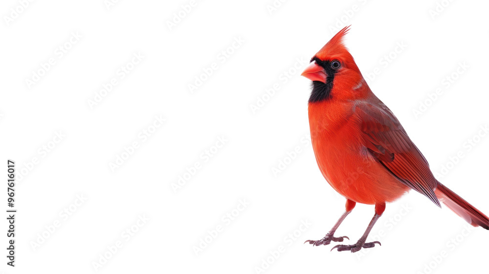 Red Cardinal Bird Isolated on Png Background. Red Cardinal Bird Isolated on Png Background.
