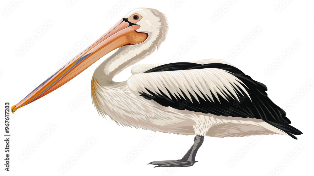 Pelican Bird Isolated on Png Background. Pelican Bird Isolated on Png Background.