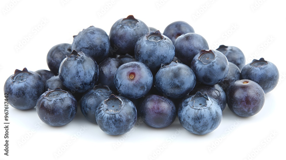 blueberries on a white background blueberries on a white background