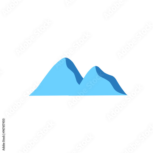 blue mountain vector