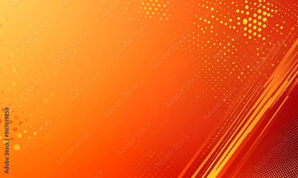 Minimal Orange smock shape line Background: Minimal Orange smock shape line Background: