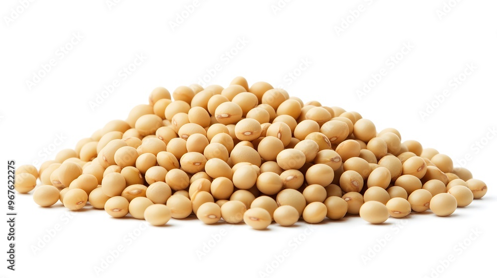 soybeans seeds isolated on white background soybeans seeds isolated on white background