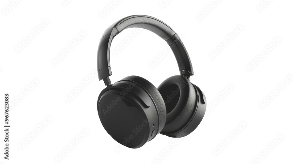 Wireless Headphone Element PNG in Black Color. Wireless Headphone Element PNG in Black Color.