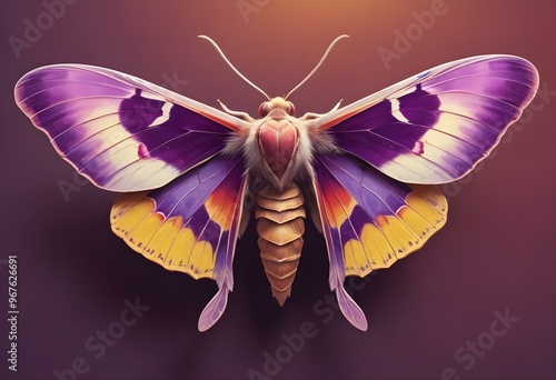 Butterfly realistic isolated