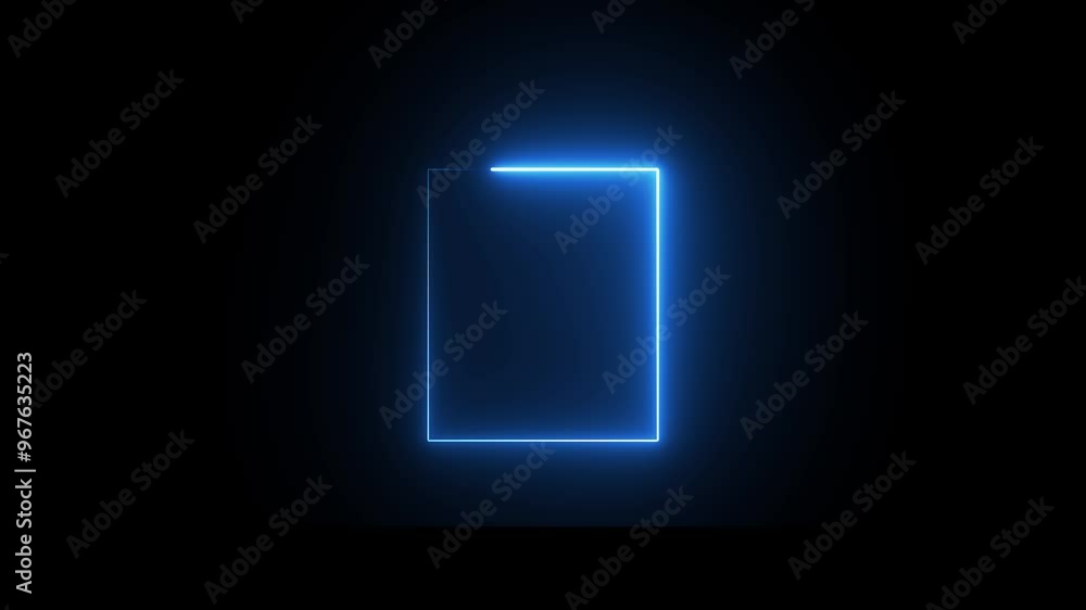 Abstract colorful neon light movement motion with space on black background. 4k video. Abstract colorful neon light movement motion with space on black background. 4k video.