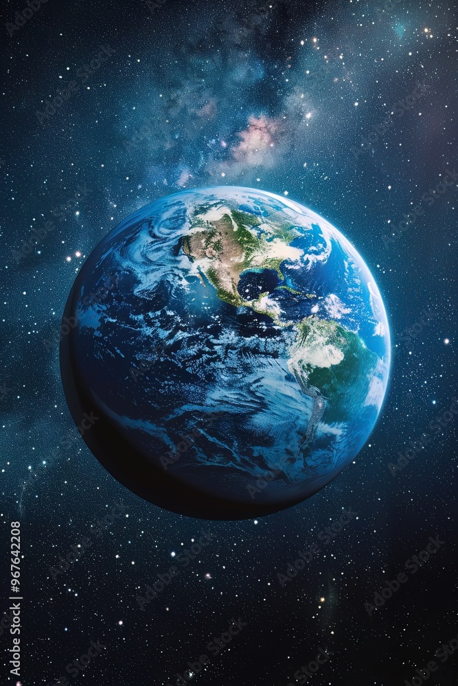 A stunning view of Earth from space, showcasing its vibrant colors and celestial backdrop, perfect for educational or artistic use. A stunning view of Earth from space, showcasing its vibrant colors and celestial backdrop, perfect for educational or artistic use.
