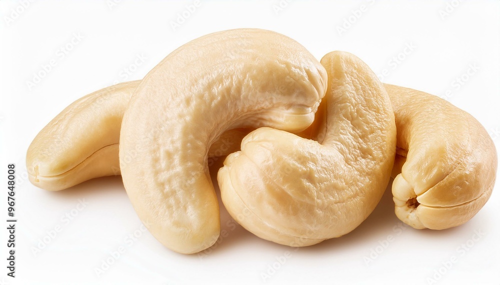 cashew nut isolated on white background, full depth of field
cashew nut isolated on white background, full depth of field