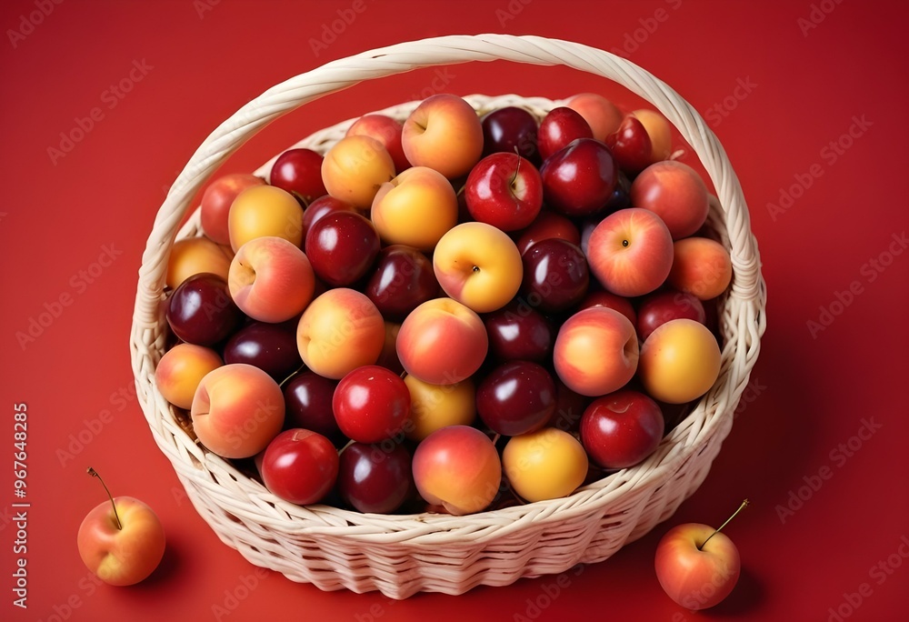 Freshness and variety of healthy fruits on wooden table generated by artificial intelligence Freshness and variety of healthy fruits on wooden table generated by artificial intelligence