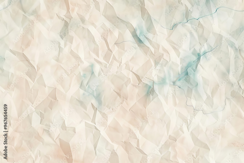 Fototapeta premium Abstract marble texture with subtle green and brown veins on a white background.