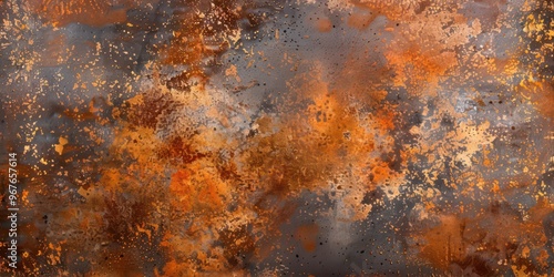 Grunge rusted metal texture, rust and oxidized metal background. Old metal ir...