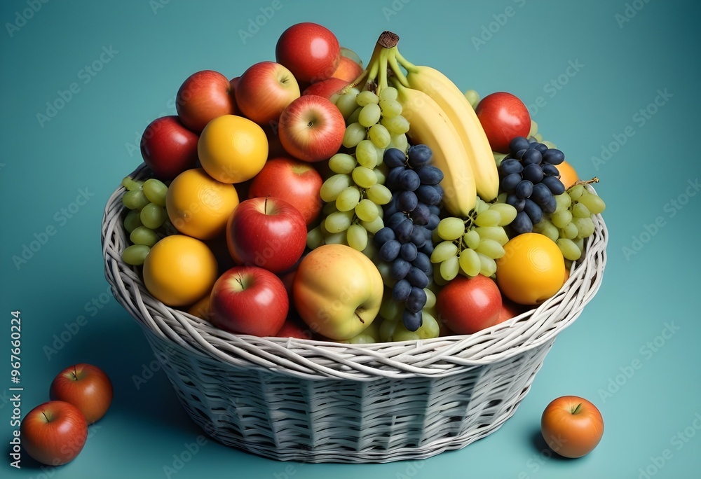 Freshness and variety of healthy fruits on wooden table generated by artificial intelligence Freshness and variety of healthy fruits on wooden table generated by artificial intelligence
