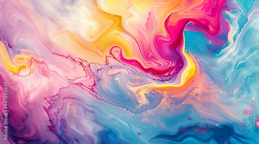 Abstract Colorful Liquid Background Abstract Colorful Liquid Background