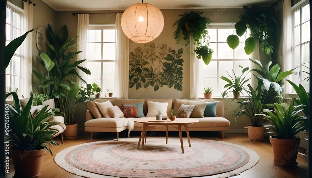 Photo interior modern design room 3d illustration; Photo interior modern design room 3d illustration;