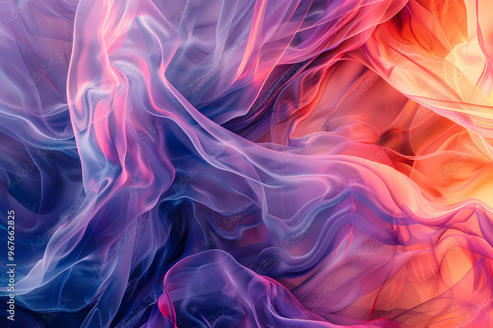An abstract swirl of vibrant colors in shades of pink, purple, and orange, creating a dynamic and ethereal effect. An abstract swirl of vibrant colors in shades of pink, purple, and orange, creating a dynamic and ethereal effect.