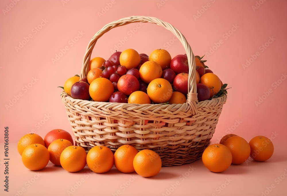 Freshness and variety of healthy fruits on wooden table generated by artificial intelligence Freshness and variety of healthy fruits on wooden table generated by artificial intelligence