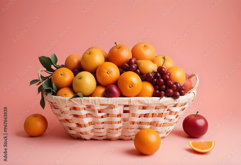 Freshness and variety of healthy fruits on wooden table generated by artificial intelligence Freshness and variety of healthy fruits on wooden table generated by artificial intelligence