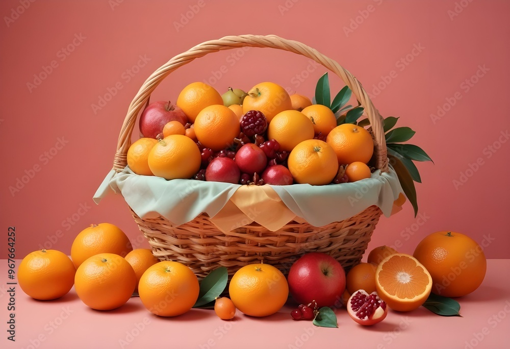 Freshness and variety of healthy fruits on wooden table generated by artificial intelligence Freshness and variety of healthy fruits on wooden table generated by artificial intelligence