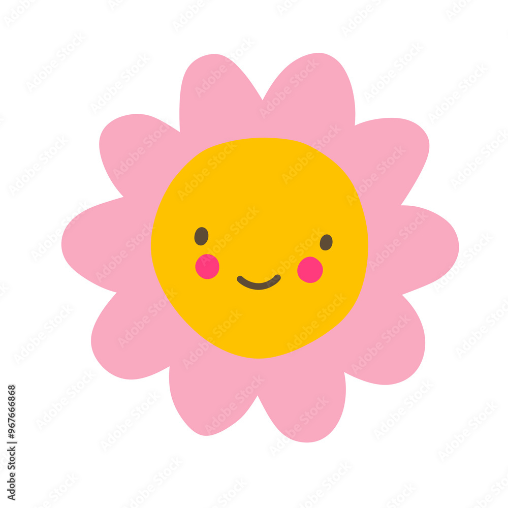 Lovely flower hand drawn, for presentation and elements. Cute flower simple style. Lovely flower hand drawn, for presentation and elements. Cute flower simple style.