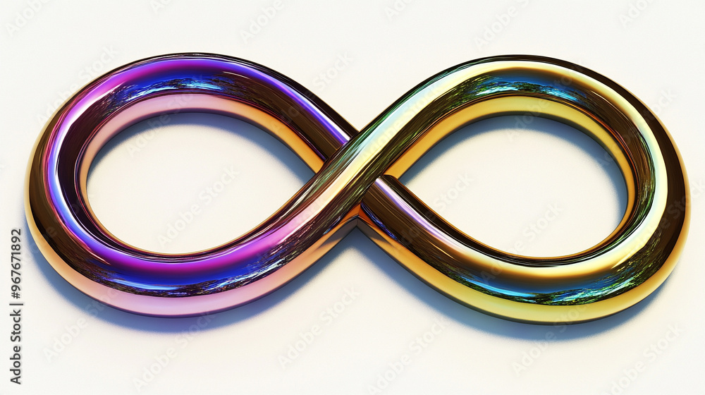 rainbow-colored infinity symbol, symbolizing boundless possibilities, unity, and perpetual continuity rainbow-colored infinity symbol, symbolizing boundless possibilities, unity, and perpetual continuity