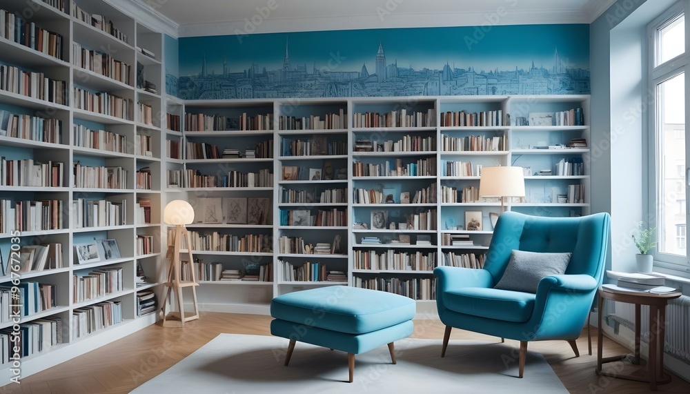 Photo interior modern design room 3d illustration; Photo interior modern design room 3d illustration;