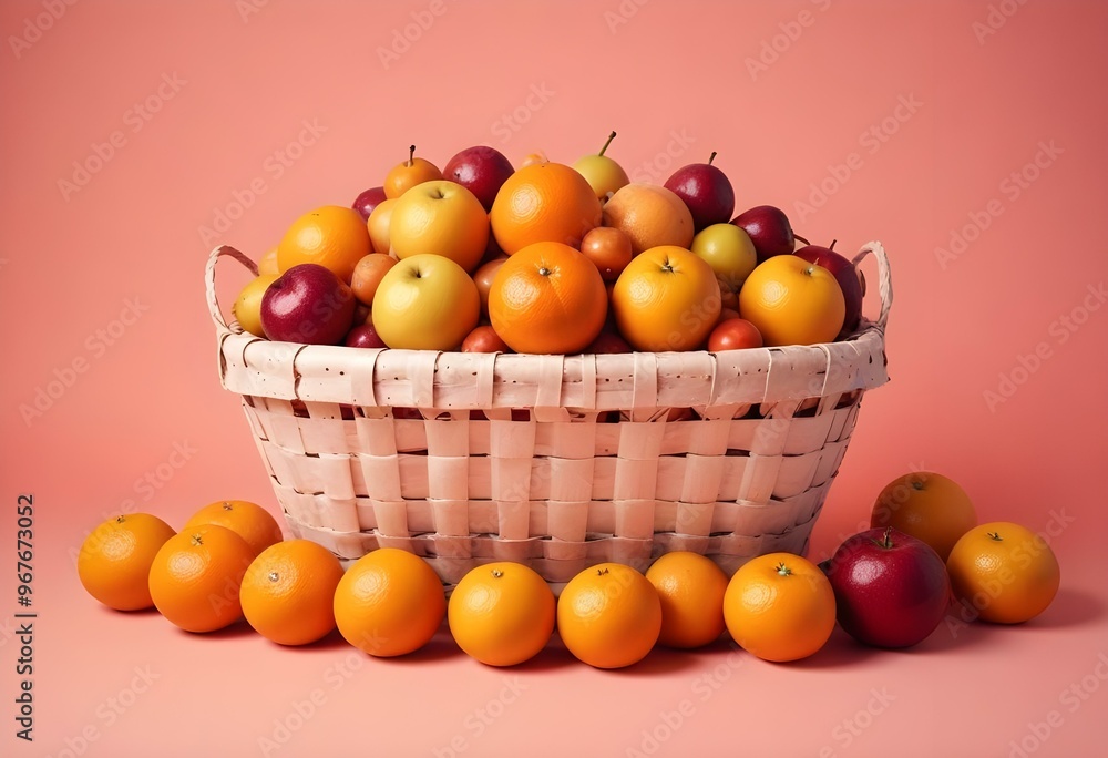 Freshness and variety of healthy fruits on wooden table generated by artificial intelligence Freshness and variety of healthy fruits on wooden table generated by artificial intelligence