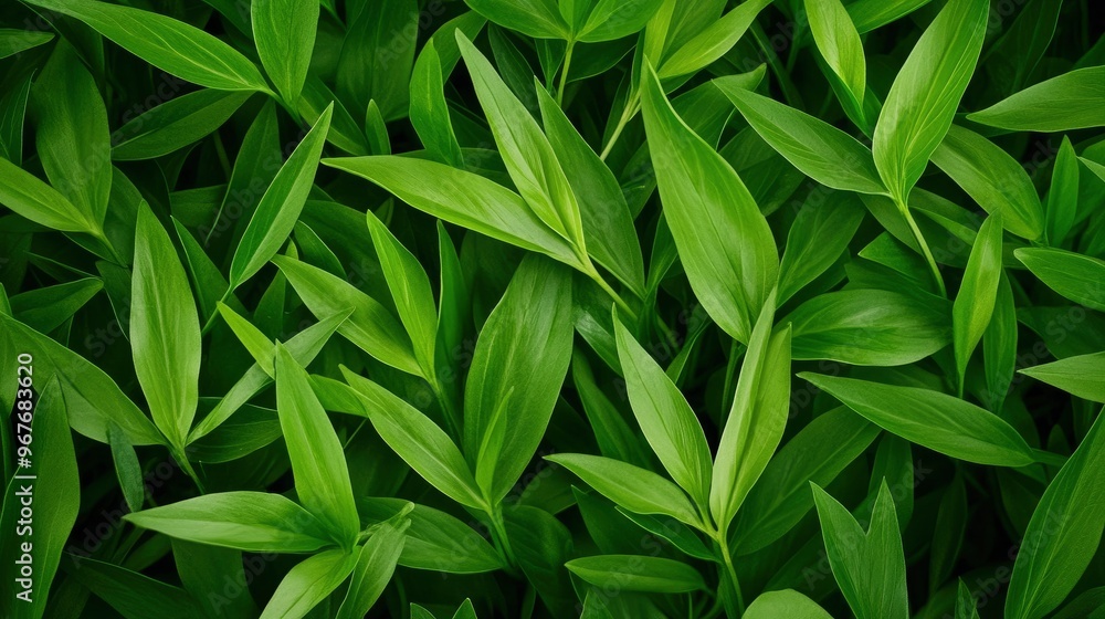 Fototapeta premium Lush Green Foliage Texture