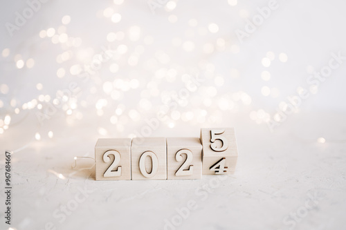 2025 text background. New year and business concept strategy.