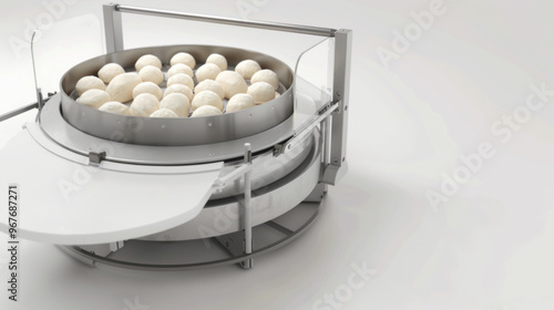 Dough Rounder: Machine for shaping dough into round balls