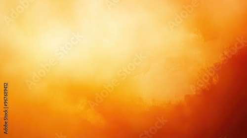 Clean orange background fading into a soft light gradient, offering a warm and dynamic visual.