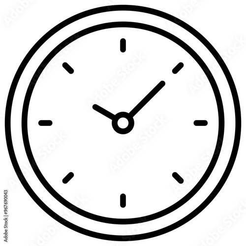 Clock Outline Icon