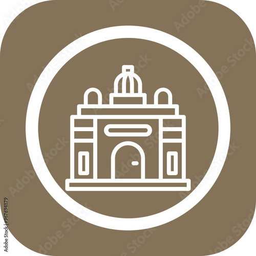 Palace Vector Icon Design