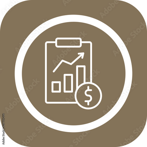 Valuation Vector Icon Design