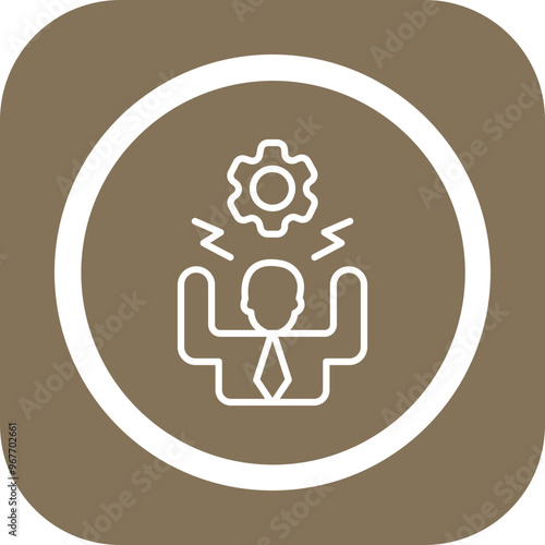 Overwork Vector Icon Design