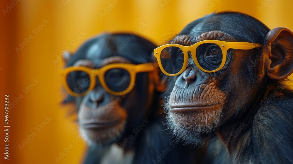 Group of apes Group of apes