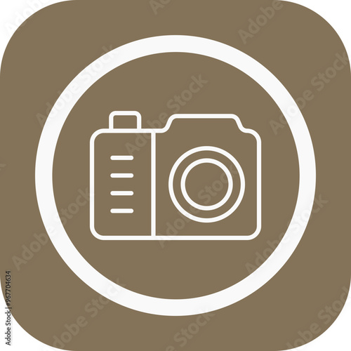 Pocket Camera Vector Icon Design