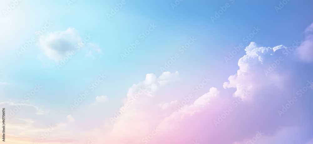 Fototapeta premium cloud gradient background with a pastel colour
