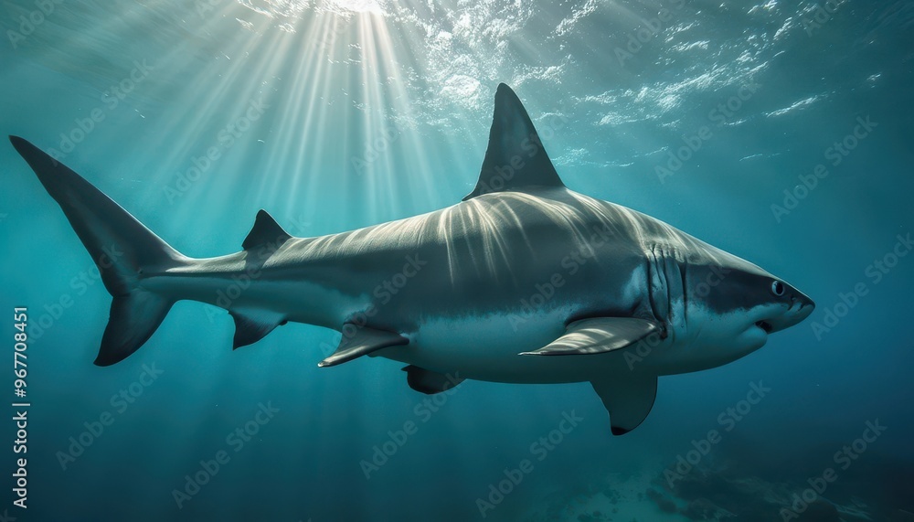 Fototapeta premium shark in the sea