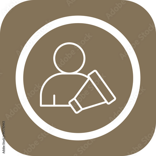 Film Director Vector Icon Design