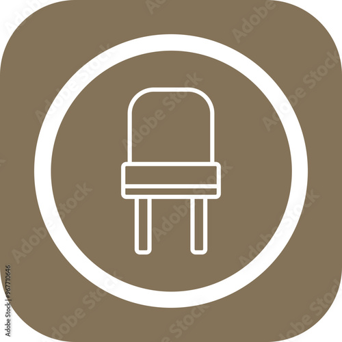 Seat Vector Icon Design
