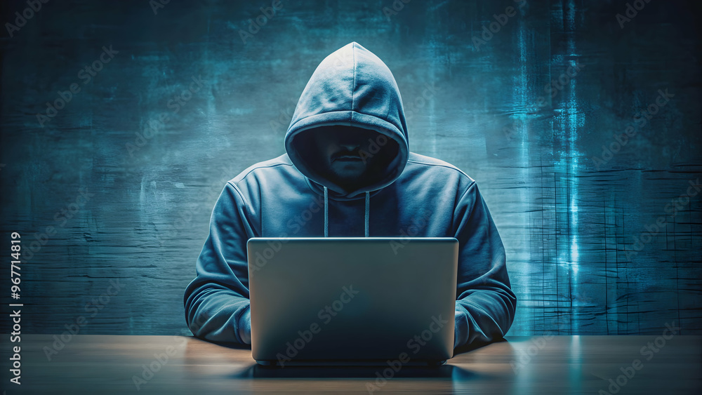 of identity theft concept with hacker stealing personal information online, cybercrime, fraudulent, data breach of identity theft concept with hacker stealing personal information online, cybercrime, fraudulent, data breach
