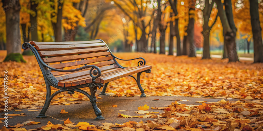 An empty park bench surrounded by fallen autumn leaves , park, bench, autumn, leaves, peaceful, serene, solitude An empty park bench surrounded by fallen autumn leaves , park, bench, autumn, leaves, peaceful, serene, solitude