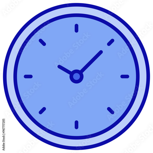 Clock Blue Icon